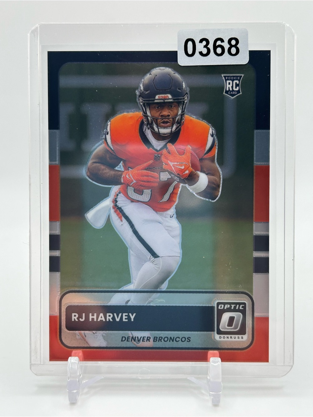 RJ Harvey Denver Broncos Rookie Football Trading Card 🏈